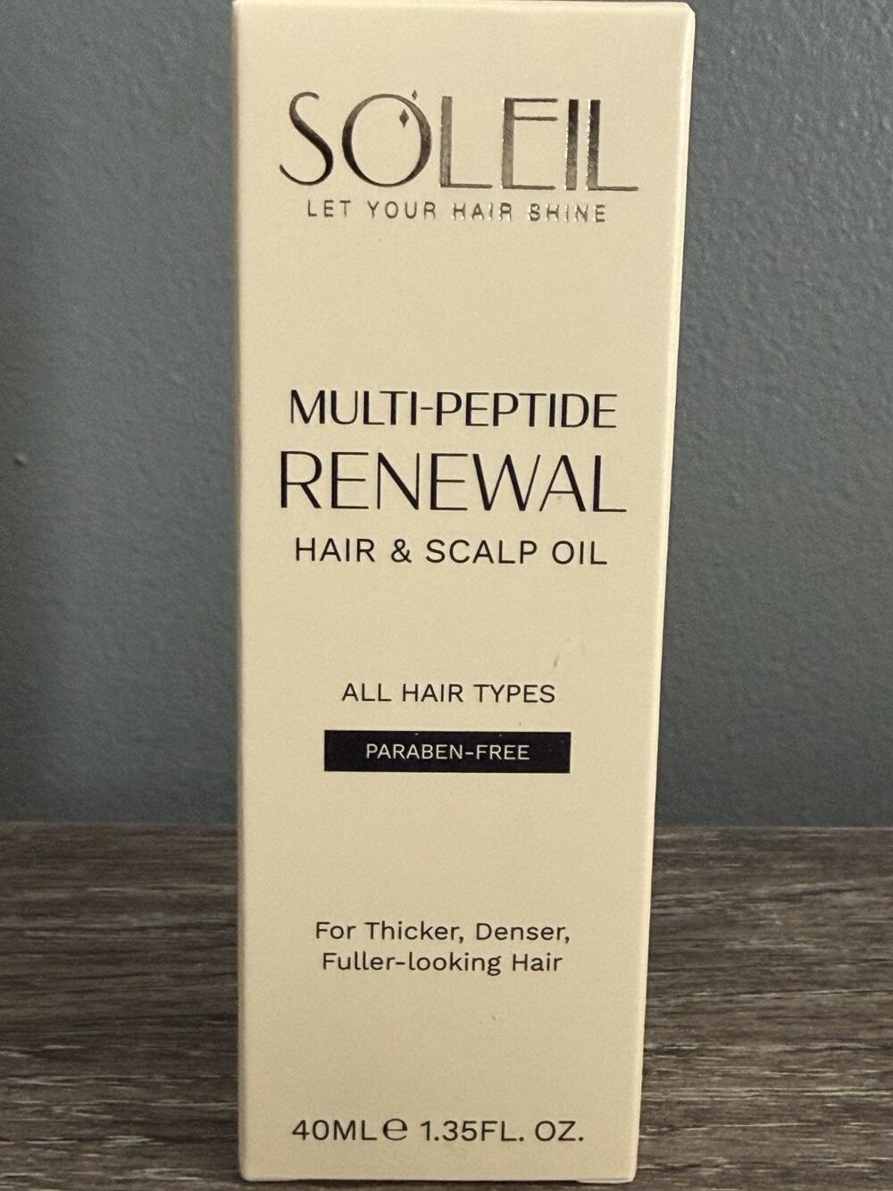 Soleil Multi-Peptide Scalp Oil 100ml NEW Hair & Scalp Treatment